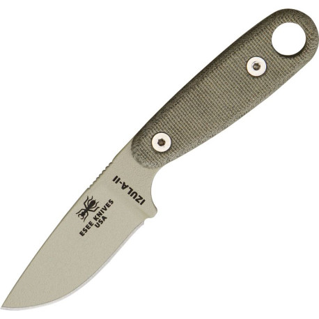 Couteau ESEE Izula Tactical avec Kit Survie et Plaquettes G10 Noires - 1