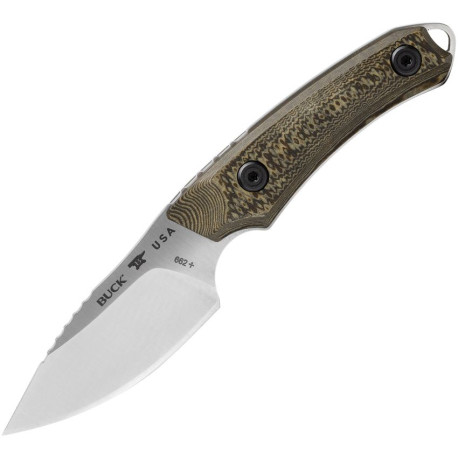 Couteau Buck 662 Alpha Scout Acier S35VN Manche Richlite Texturé - 1