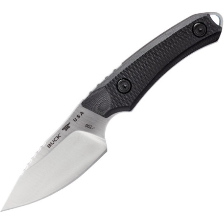 Couteau Buck 662 Alpha Scout Elite Acier MagnaCut Manche G10 Noir - 1