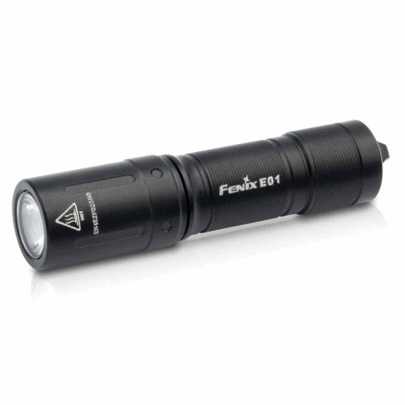Mini Lampe Fenix E01 V2 100 Lumens AAA Porte-Clés Noire - 1