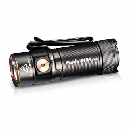 Lampe EDC Fenix E18R V2 1200 Lumens Rechargeable Compacte Noire - 1