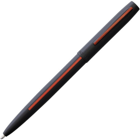 Stylo Fisher Space Pen Cap-O-Matic Noir Pompier Ligne Rouge - 1