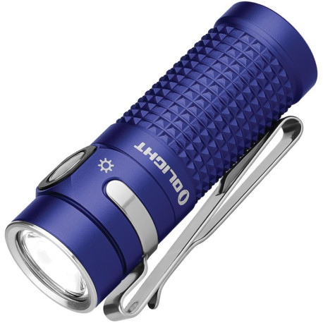 Lampe EDC Olight Baton 4 1300 Lumens Rechargeable Bleu Royal - 1