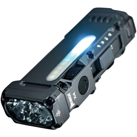 Lampe EDC Wuben X4 1500 Lumens Rechargeable RGB Noire - 1