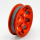 Moulinet à Main GoReel Pro Aluminium Pêche Sans Canne Orange - 3