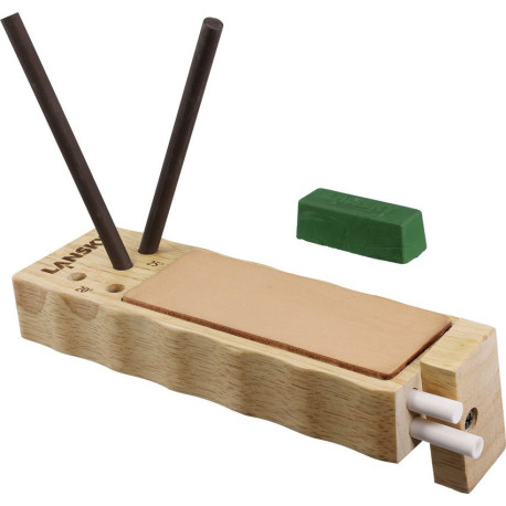 Affûteur Lansky Turn-Box Deluxe 4 Tiges Céramique avec Cuir Strop - 1