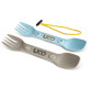 Couvert UCO Utility Spork 3-en-1 Lot de 2 Coloris Stone - 2