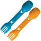 Couvert UCO Utility Spork 3-en-1 Lot de 2 bleu or - 1