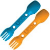 Couvert UCO Utility Spork 3-en-1 Lot de 2 bleu or - 1