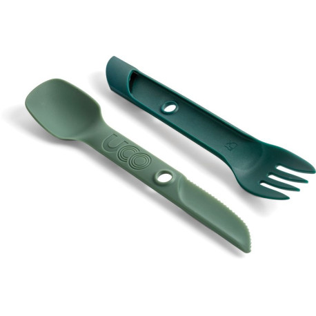 Couverts UCO Switch Spork Modulables Couteau Cuillère Fourchette Green - 1