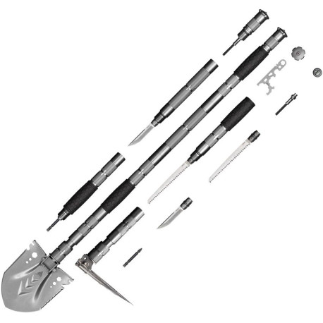 Pelle Multifonction de Survie SRM Démontable Argent - 1