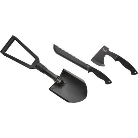 Set de Camp Browning Camp Combo Machette Hachette Pelle - 1