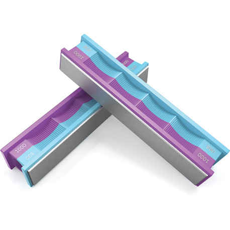 Pierres Diamant Wicked Edge 800/1000 Grit Finition (Paire) - 1
