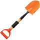 Pelle Tactique Marbles 68 cm Lame Inox Orange Dentelée - 1