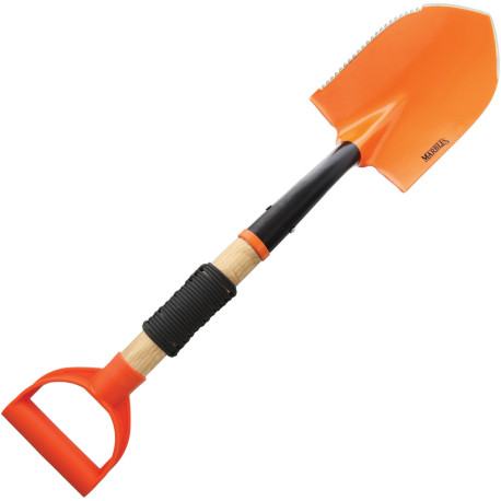 Pelle Tactique Marbles 68 cm Lame Inox Orange Dentelée - 1