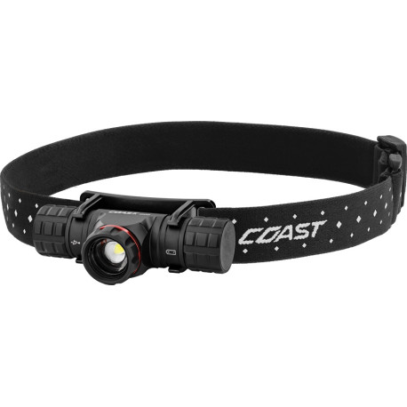 Lampe Frontale Coast XPH30R 1200 Lumens Twist Focus USB-C - 1