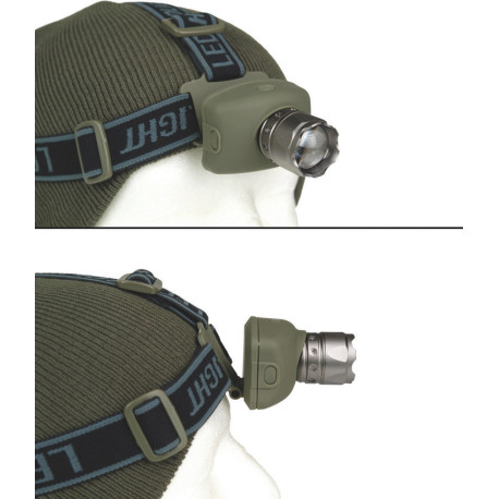 Lampe Frontale Mil-Tec OD LED CREE XPE 200 Lumens 3xAAA - 1