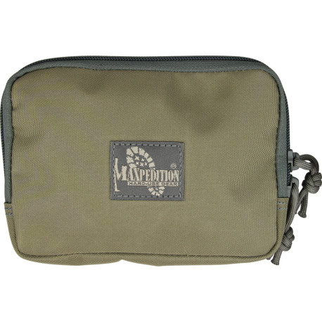 Pochette Insert Zippée Velcro Maxpedition Kaki Vert OD Compartiment Sac - 1