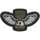 Patch Tactique Maxpedition Tempus Fugit Temps Mort Latin Discret - 1