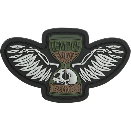 Patch Tactique Maxpedition Tempus Fugit Temps Mort Latin Discret - 1