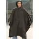 Poncho de Pluie Tactique Mil-Tec Ripstop Polyester PVC Noir - 1