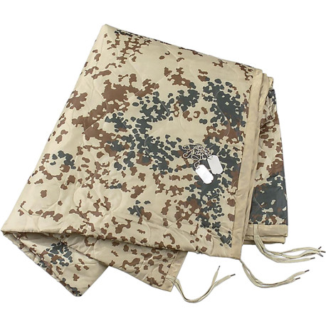 Poncho Liner Tactique Mil-Tec US Style Couverture Quiltée Camo Tropical Tropentarn - 1
