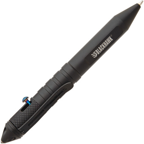 Stylo Tactique Blackhawk Aluminium Bolt Action Brise-Vitre Kubaton Noir - 1