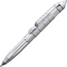 Stylo Tactique Coeburn Tool Aluminium Aircraft Bolt Action Embout Brise-Vitre Argenté