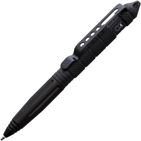 Stylo Tactique Coeburn Tool Aluminium Aircraft Bolt Action Embout Brise-Vitre Noir - 1
