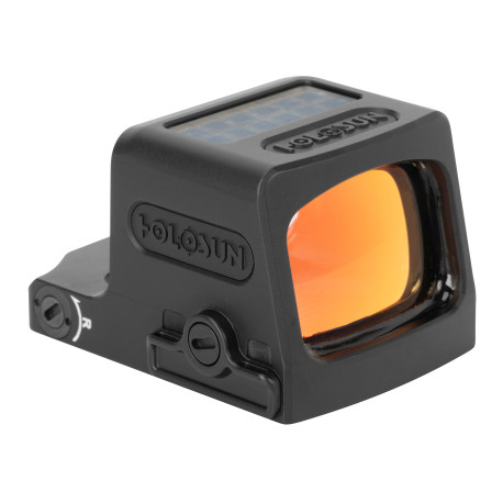 Viseur Holosun EPS Émetteur Fermé Pistolet Point Doré 6 MOA Solar Aluminium Noir - 1