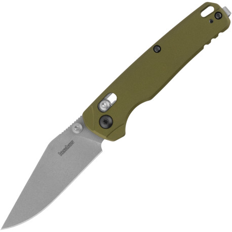 Couteau Kershaw Bel Air Clip Point Olive - DuraLock MagnaCut - 1
