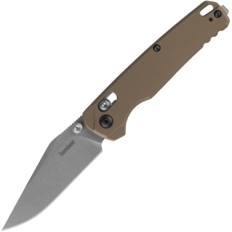 Couteau Kershaw Bel Air Clip Point FDE - DuraLock MagnaCut - 1