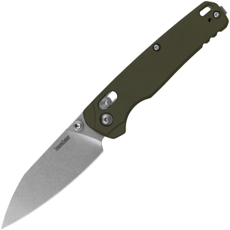 Couteau Kershaw Bel Air Olive Stonewash - DuraLock MagnaCut - 1