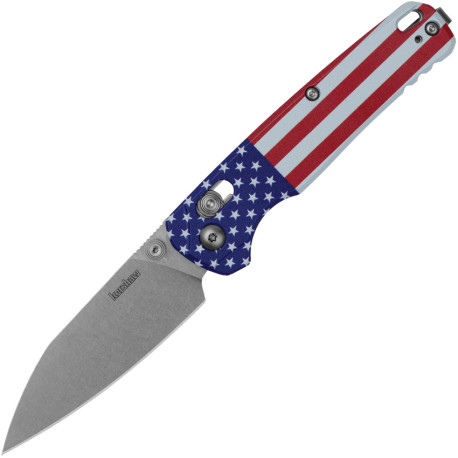 Couteau Kershaw Bel Air Drapeau USA - DuraLock MagnaCut - 1