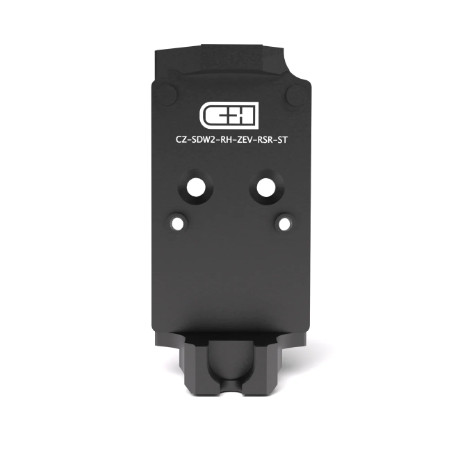 Platine de montage optique C&H Precision CZ Shadow 2 OR vers Trijicon RMR - Acier ZEV Posts - 1