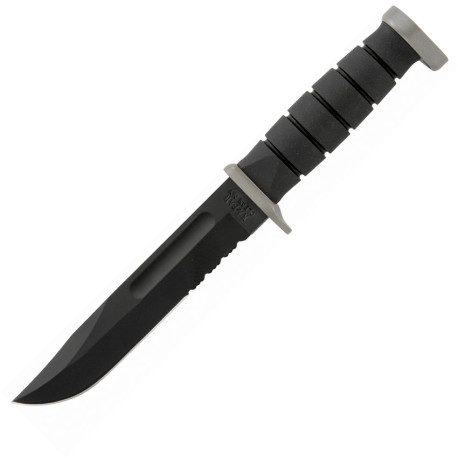 Couteau KA-BAR D2 Extreme Gaine Souple - Lame Clip Point Dentelée 17,8 cm - 1
