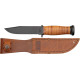 Couteau KA-BAR Mark I USN Manche Cuir - Lame Clip Point 13 cm - 2