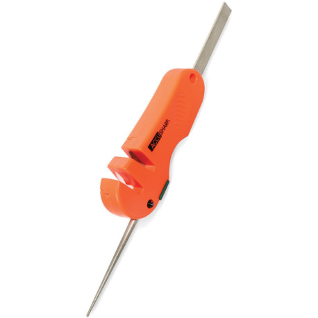 Affûteur AccuSharp 4-en-1 Couteaux & Outils Orange - Carbure + céramique - 028C - 1