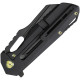 Couteau KUBEY Atlas Titane Noir M390 Frame Lock - Lame Sheepsfoot 9,5 cm - KB290F - 2