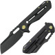 Couteau KUBEY Atlas Titane Noir M390 Frame Lock - Lame Sheepsfoot 9,5 cm - KB290F - 7