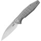 Couteau KUBEY Whammy Titane Gris Frame Lock - Lame Wharncliffe - KU474A - 1