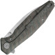 Couteau KUBEY Whammy Titane Flammé Frame Lock - Lame Wharncliffe - KU474C - 2