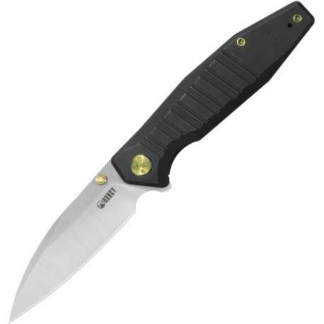 Couteau KUBEY Whammy Titane Blackwash Frame Lock - Lame Wharncliffe - KU474D - 1