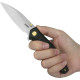 Couteau KUBEY Whammy Titane Blackwash Frame Lock - Lame Wharncliffe - KU474D - 4