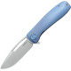 Couteau KUBEY Supercell Titane Bleu Liner Lock - Lame Drop Point 8,8 cm - KU353B - 1