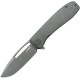 Couteau KUBEY Supercell Titane Dark Wash Liner Lock - Lame Drop Point 8,8 cm - KU353C - 1