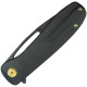 Couteau KUBEY Supercell Titane Noir Liner Lock - Lame Drop Point 8,8 cm - KU353D - 2