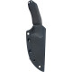 Couteau Fixe KUBEY Basilisk Noir - Lame Drop Point 10,3 cm - KU381A - 3