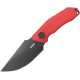 Couteau Fixe KUBEY Basilisk Rouge - Lame Drop Point 10,3 cm - KU381B - 1