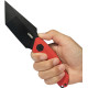 Couteau Fixe KUBEY Yokai Rouge - Lame Drop Point 10,3 cm - KU382B - 4
